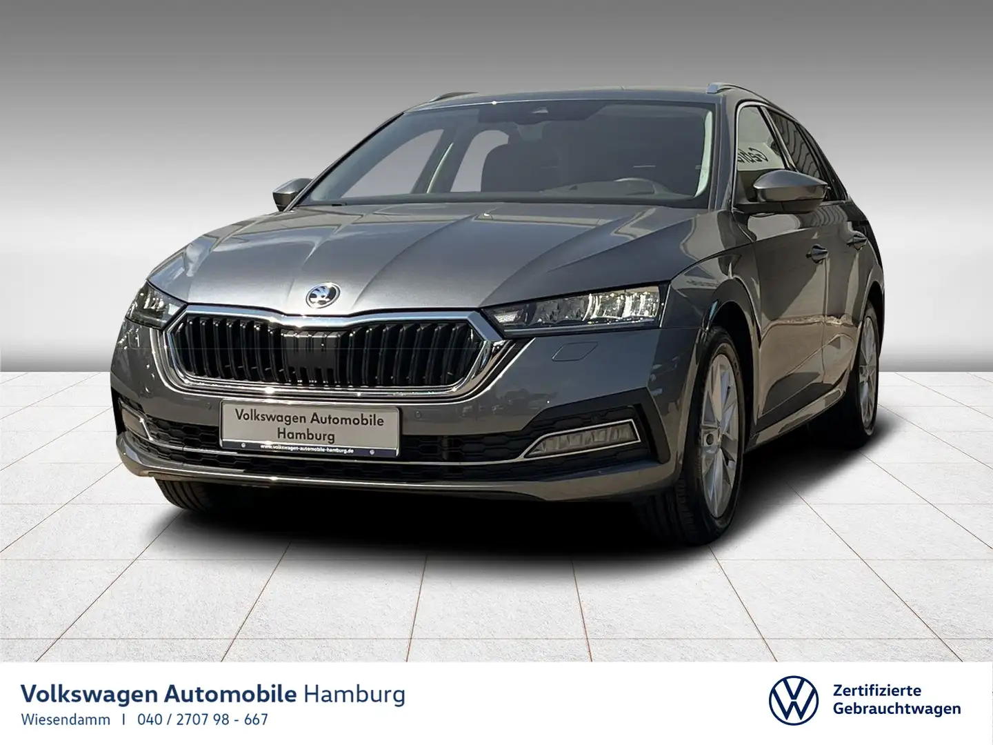 Skoda Octavia Combi 2.0 TDI DPF Style AHK PDC Klima LE Grau - 1