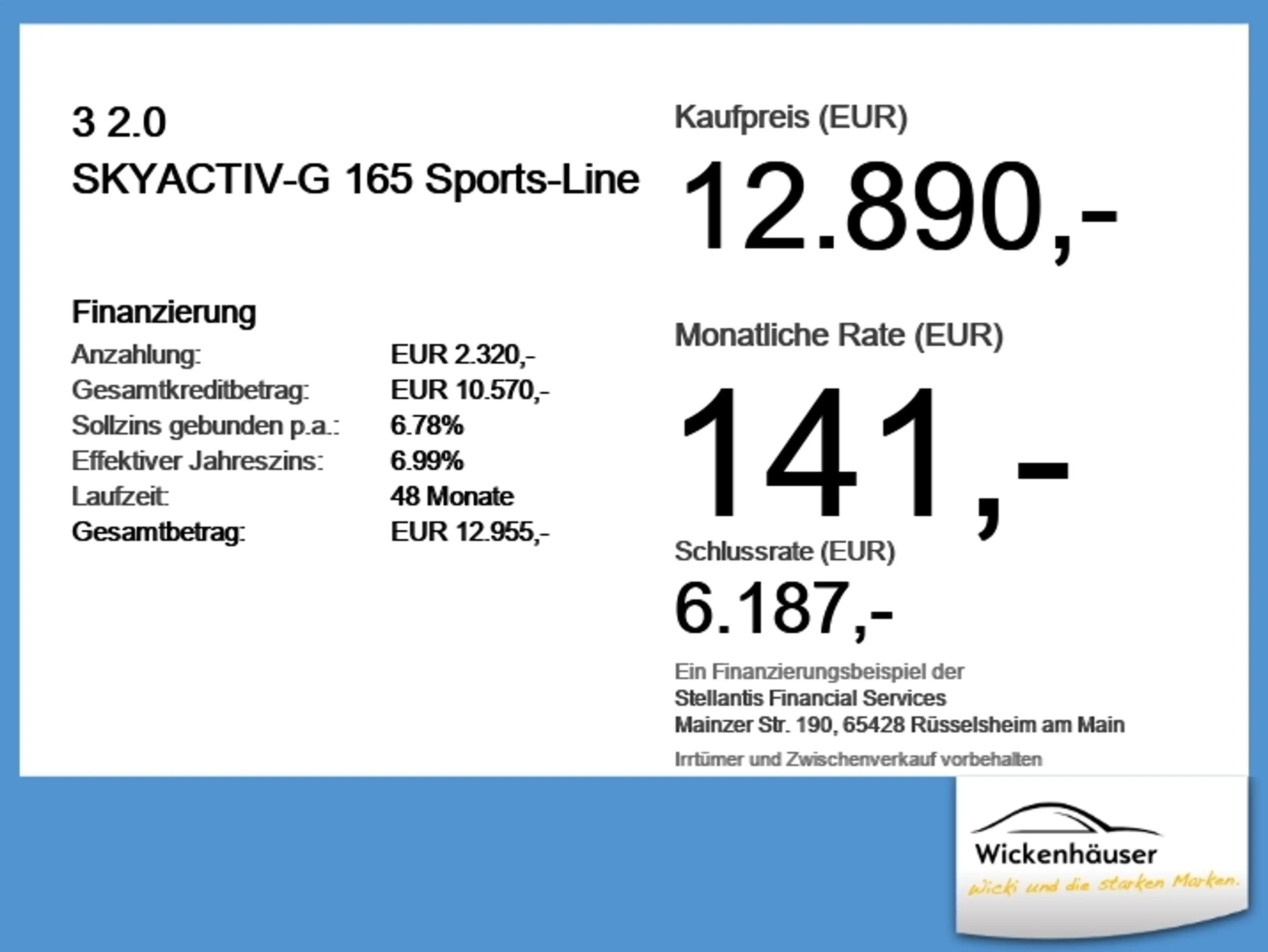 Mazda 3 2.0 SKYACTIV-G 165 Sports-Line SHZ+2xKlima+LM — photo 5