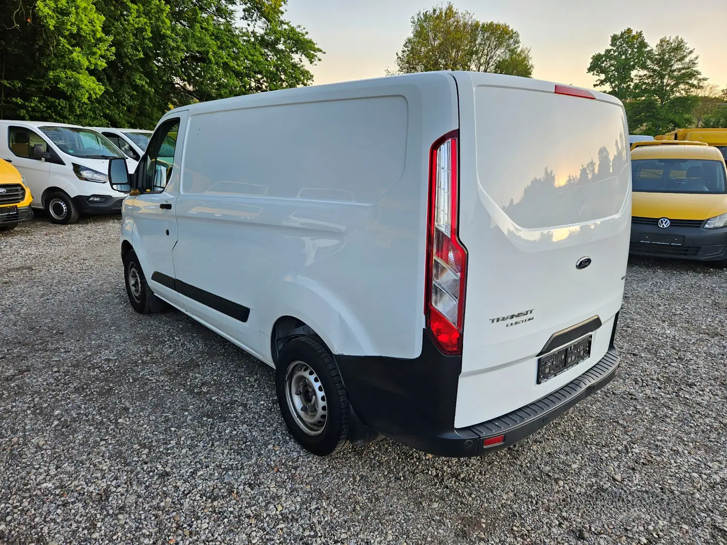 Ford Transit Custom 1.Hd Scheckheft Klima Sitzhzg EU6 Blanc - 2