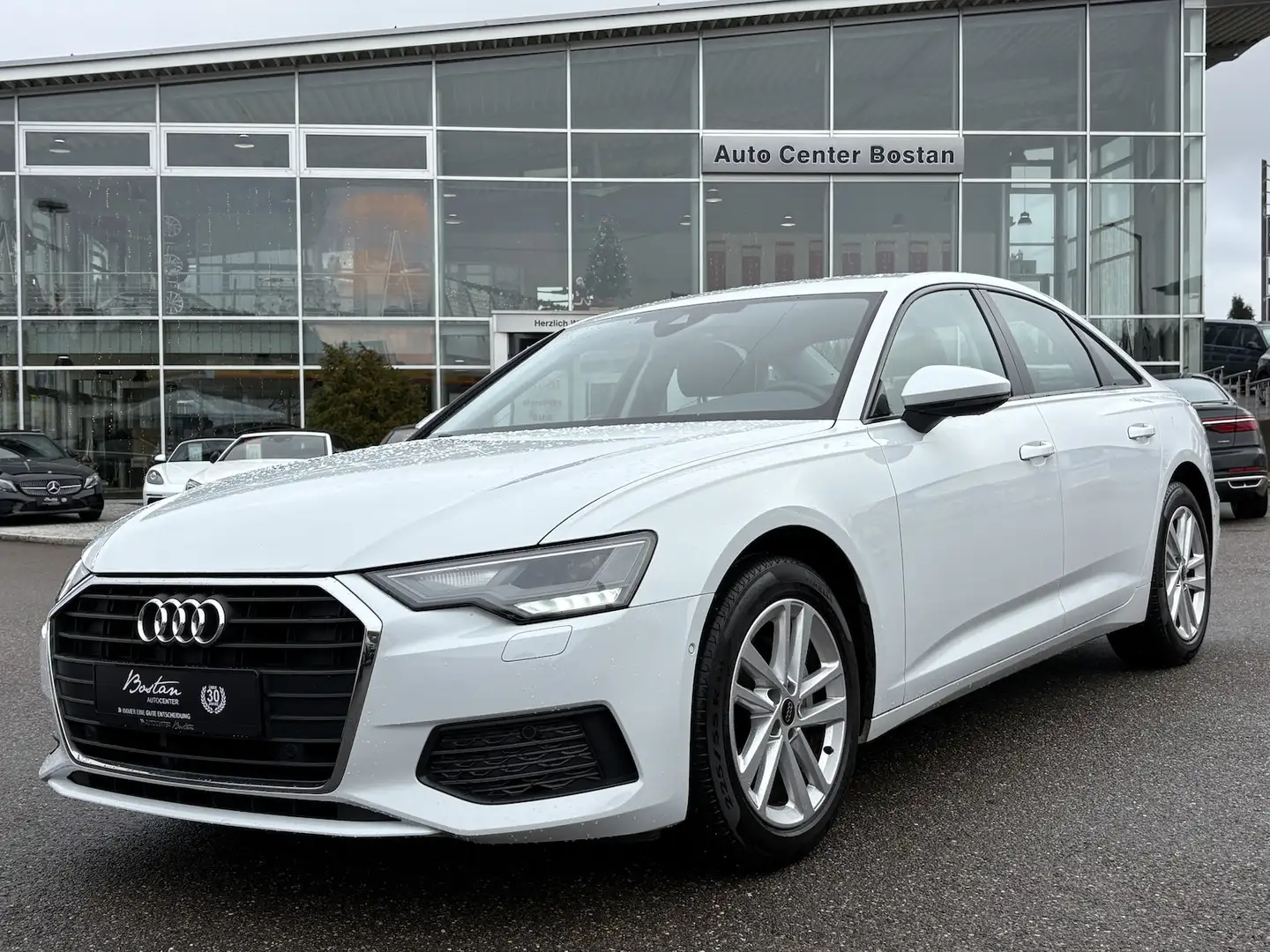 Audi A6 40 TDI BASIS/DSP/AHK/KLIMA/LED/DAB/SHZ/1.HAND Weiß - 2
