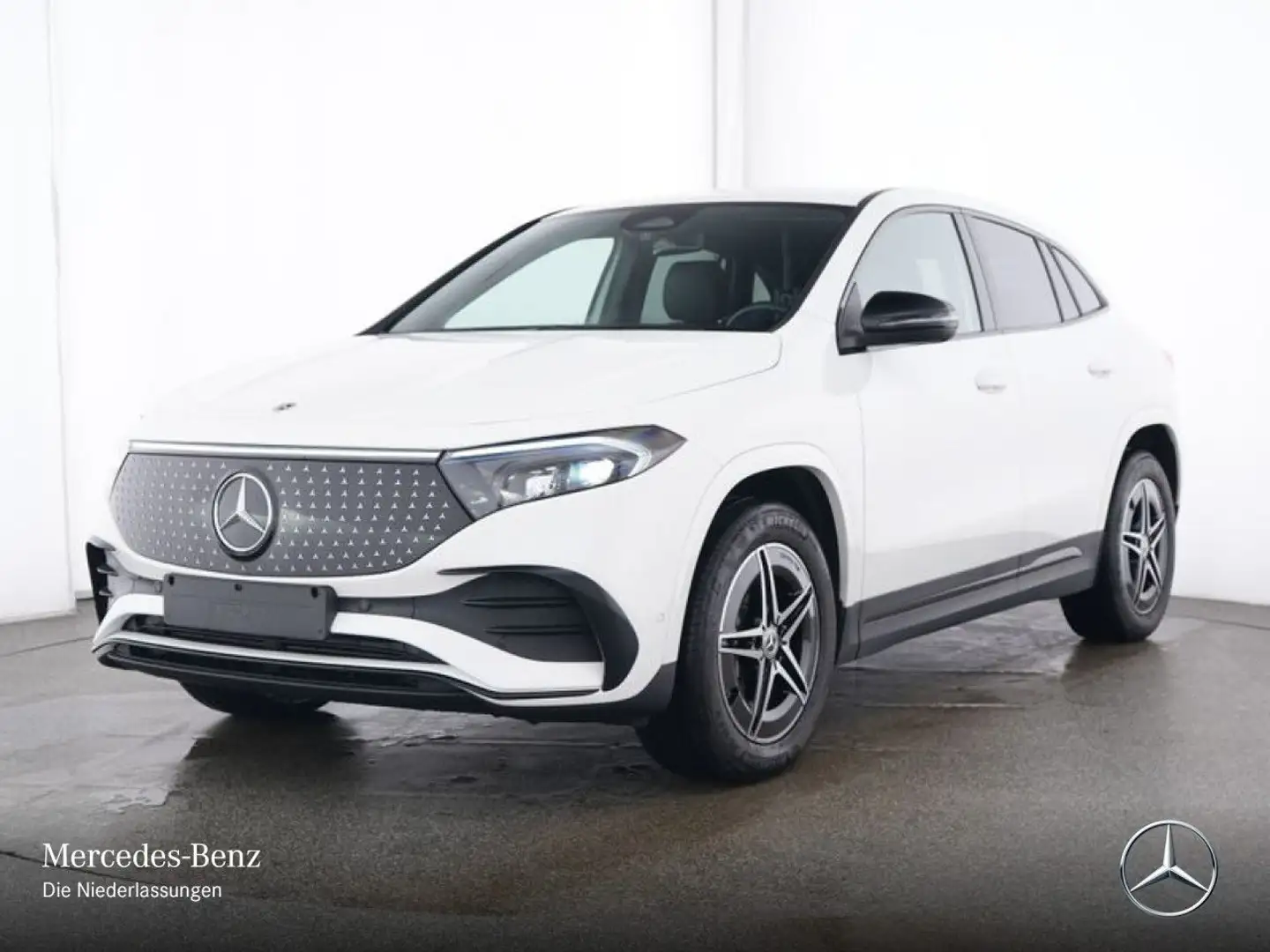 Mercedes-Benz EQA 350 4M AMG+NIGHT+ADVANCED+AHK+KAMERA+SPUR Weiß - 2