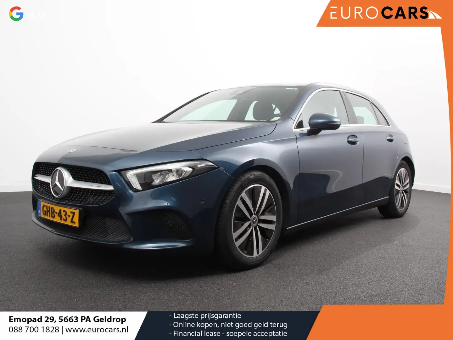 Mercedes-Benz A 200 163pk DCT Progressive | DEMO ! | Navigatie Parkeer Blauw - 1