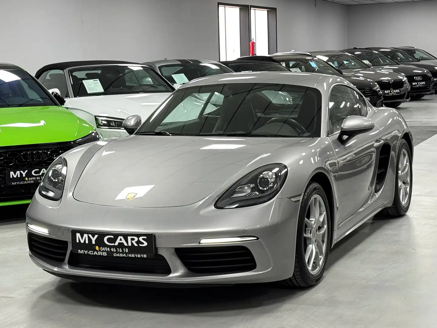 Porsche Cayman -718 2.0 Turbo Pdk Exhaust Sport Cuir Gps Xenon Grijs - 1