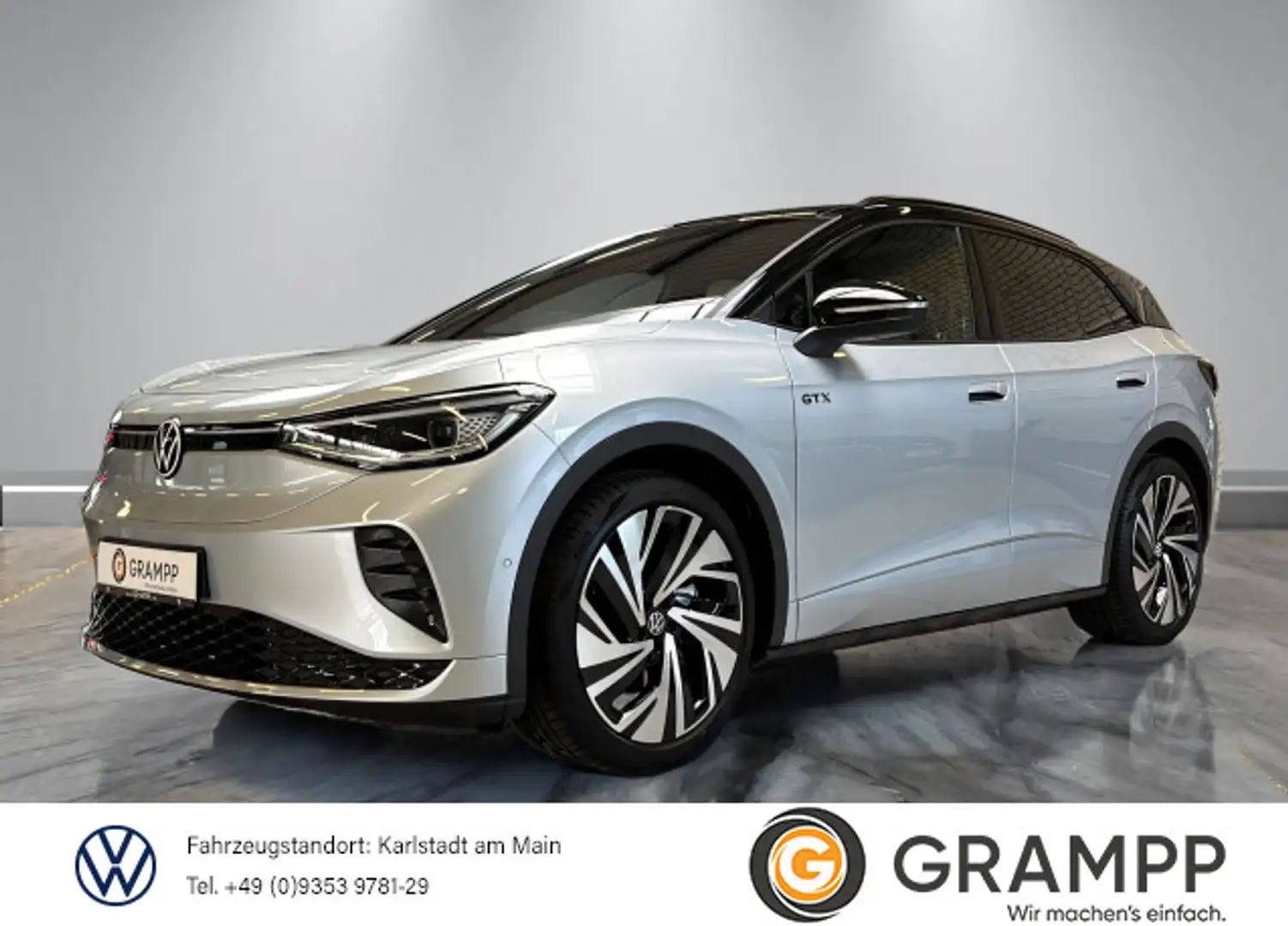 Volkswagen ID.4 GTX 4M +CCS+WÄRMEPUMPE+PANO+ASSISTS+MATRIX+ Silber - 1
