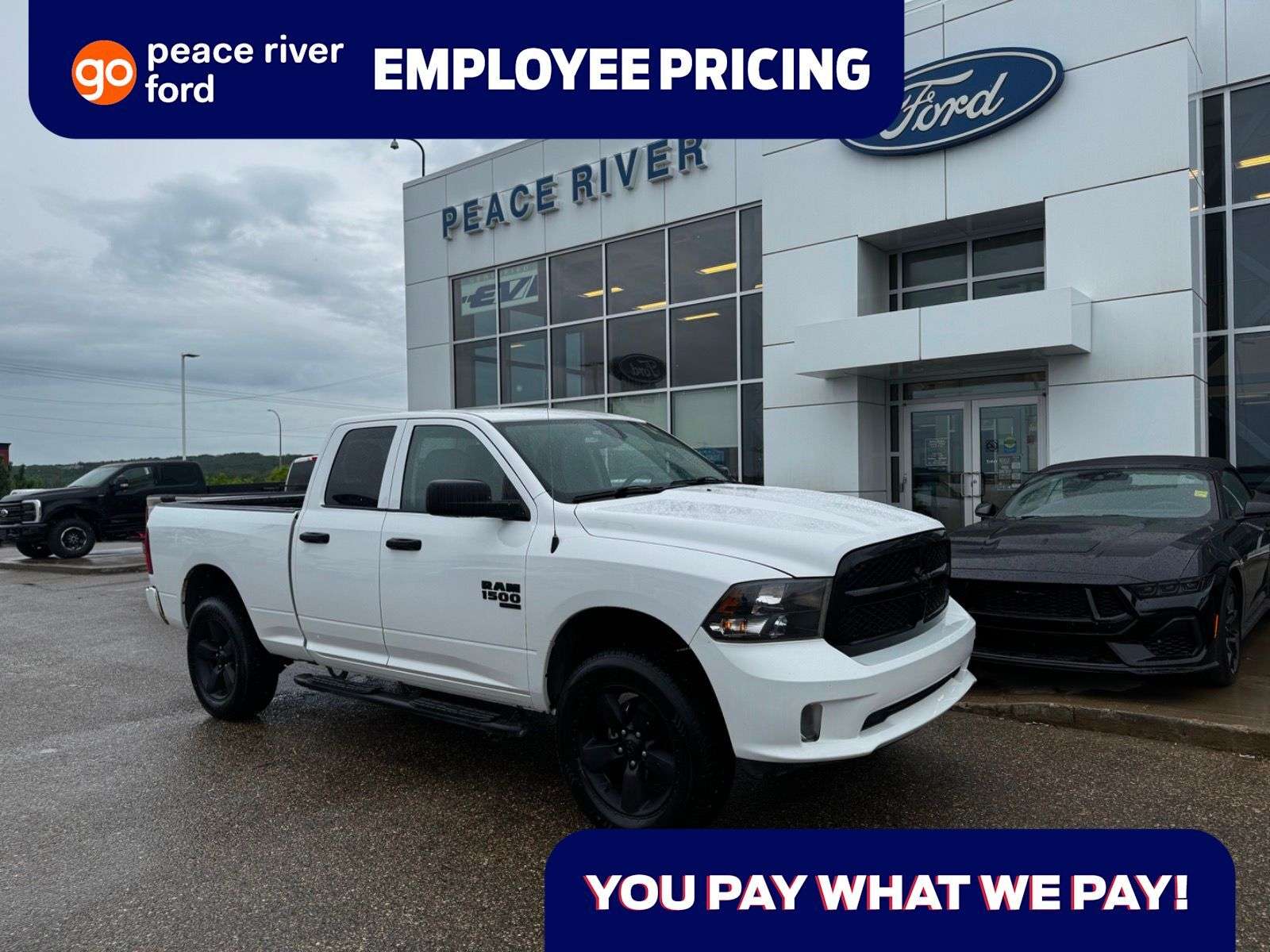 2023 RAM 1500 Express 4x4 Quad Cab 6'4  Box
