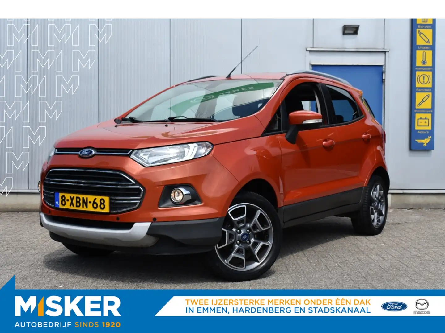 Ford EcoSport 1.0 EcoB. Titanium, Technologie-pakket, Trekhaak, Orange - 1