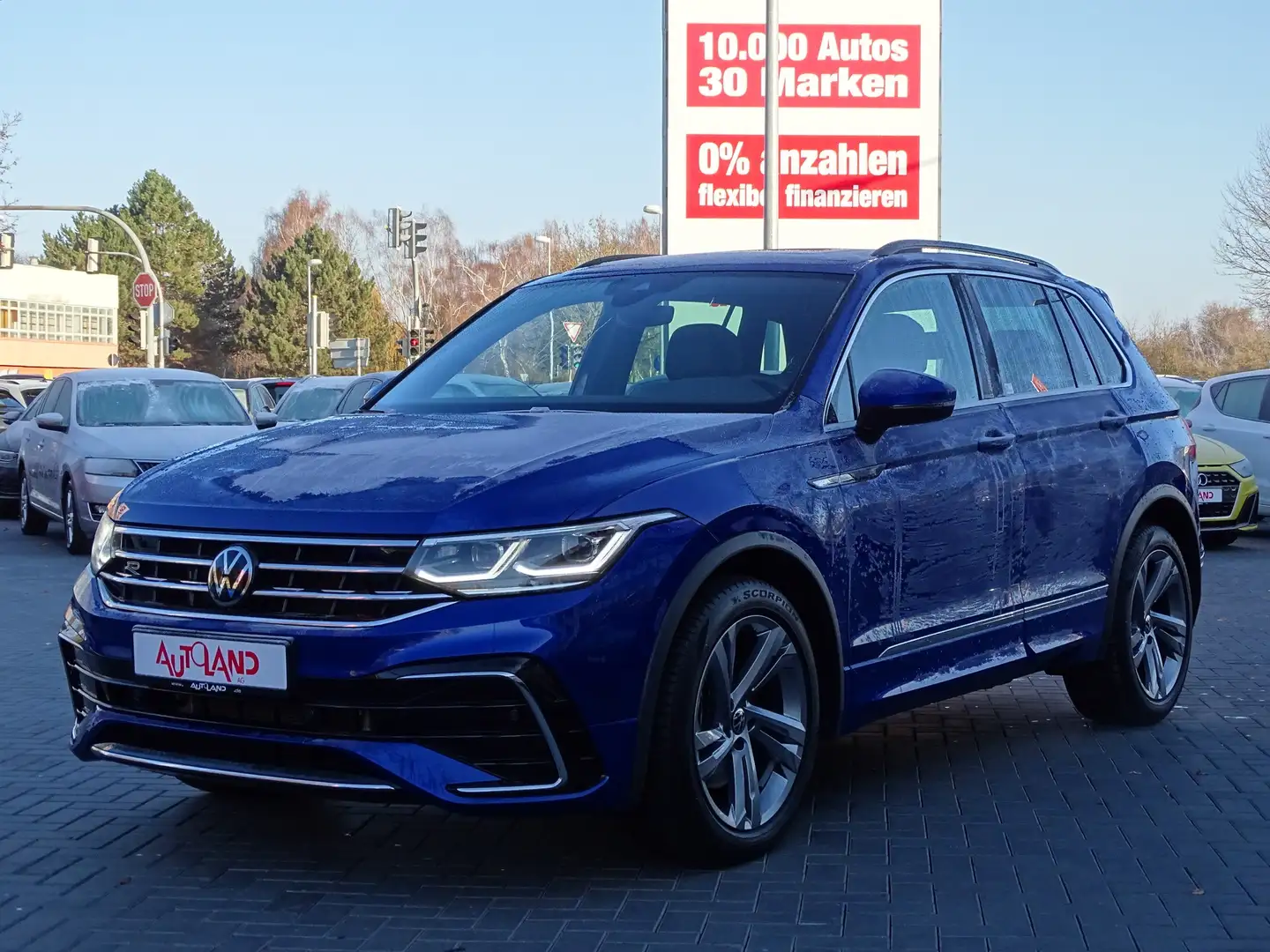 Volkswagen Tiguan 2.0 TDI R-Line 4Motion LED ACC AHK Kamera Bleu - 2