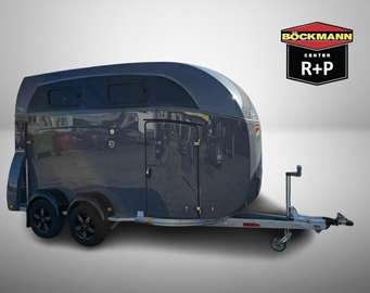 Grand Master SKA Schiefergrau 2-Pferdeanhänger