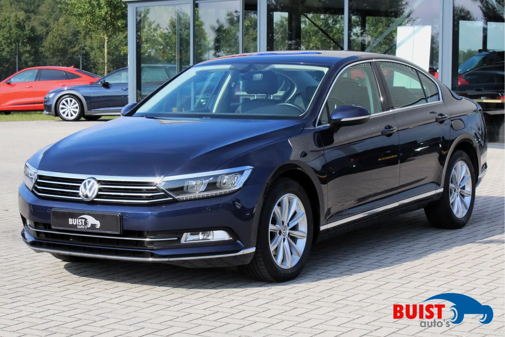 Volkswagen Passat 1.6 TDI Highline DSG TREKHAAK LED ACC 162834KM! 2e Blau - 1
