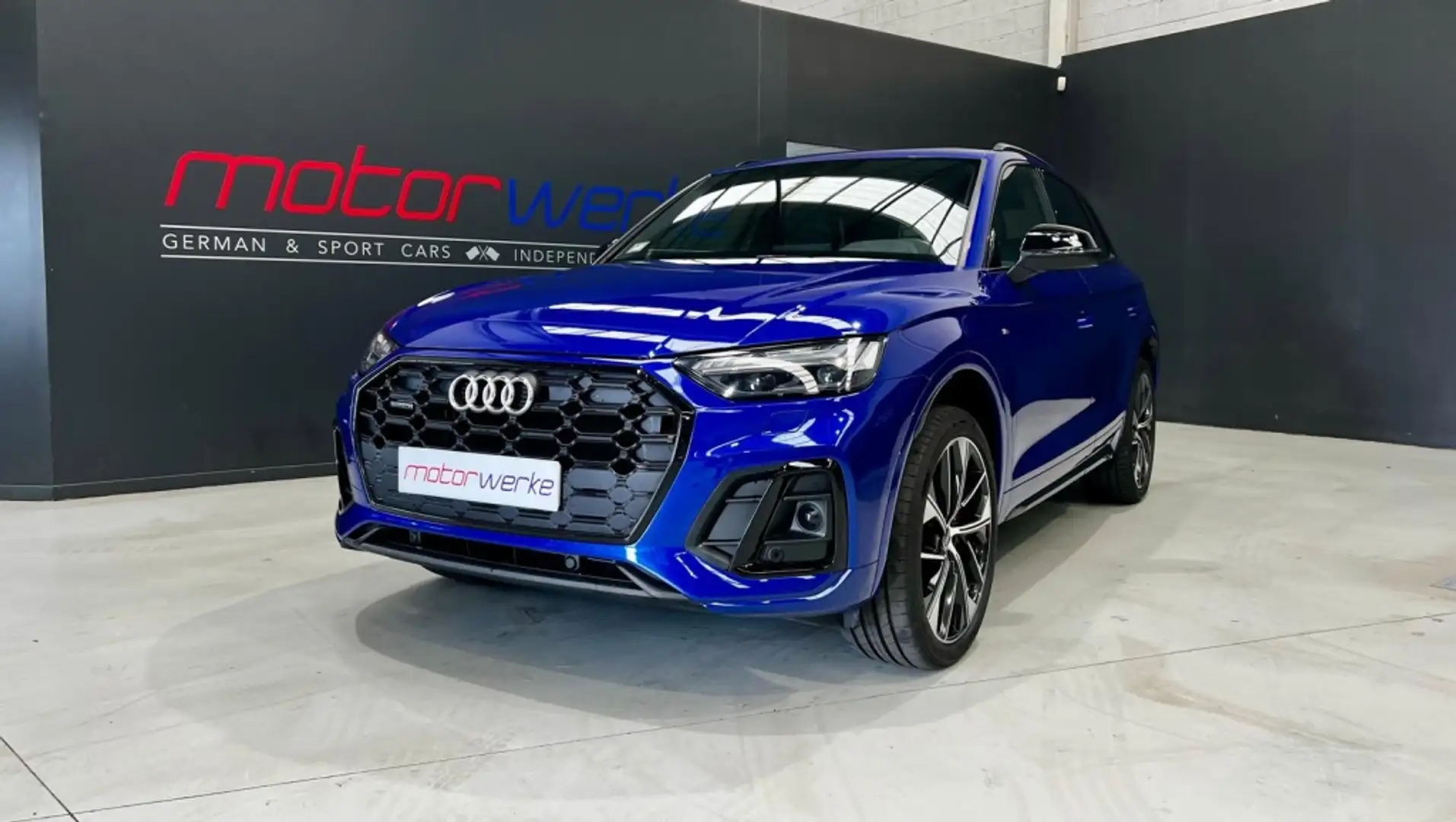 Audi Q5 40 TDI quattro-ultra Black line S tronic 150kW Azul - 1