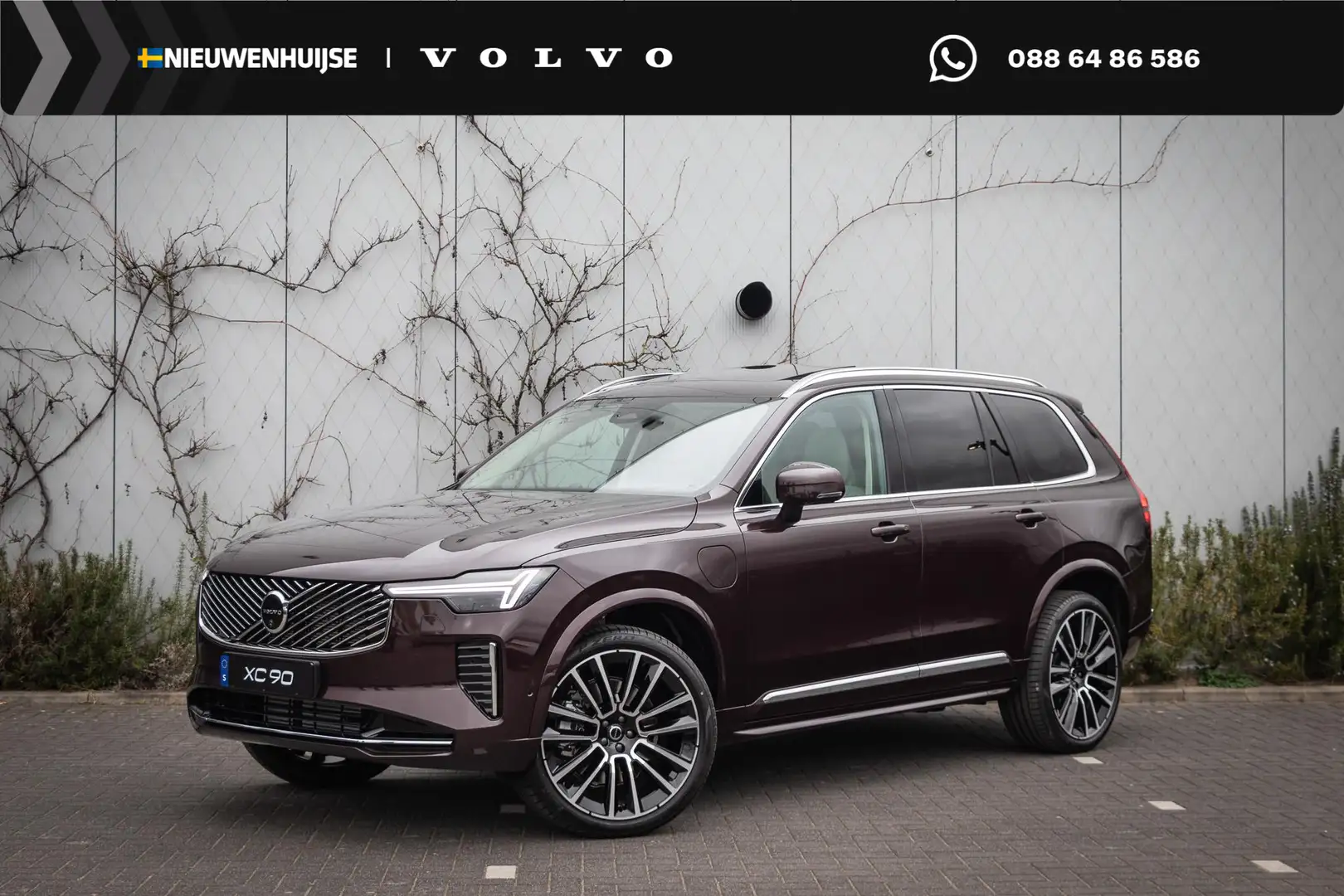 Volvo XC90 T8 Plug-in hybrid AWD Ultra Bright | Adaptieve Cru Rood - 1