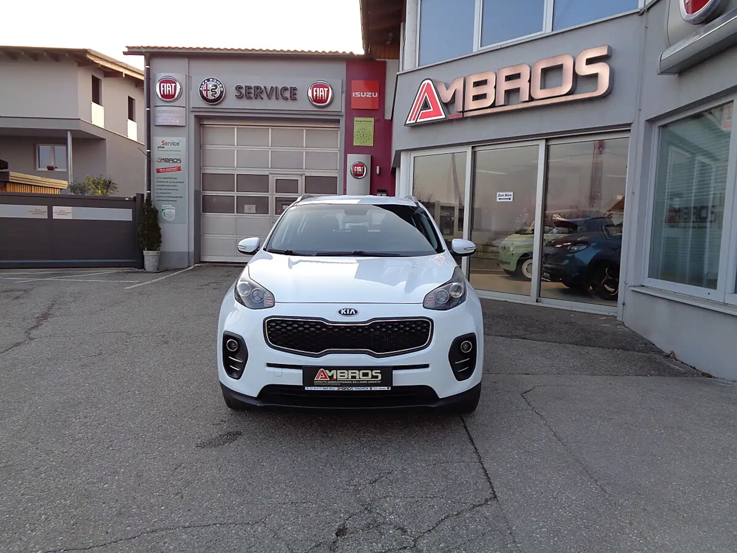 Kia Sportage 2,0 CRDI AWD Silber ALLRAD DIESEL Weiß - 2