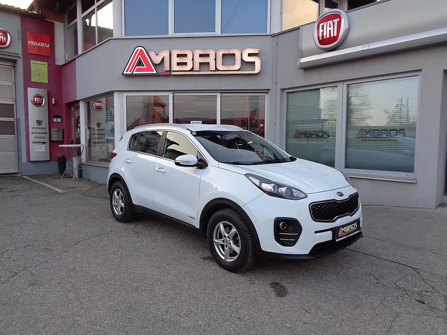 Kia Sportage 2,0 CRDI AWD Silber ALLRAD DIESEL Weiß - 1