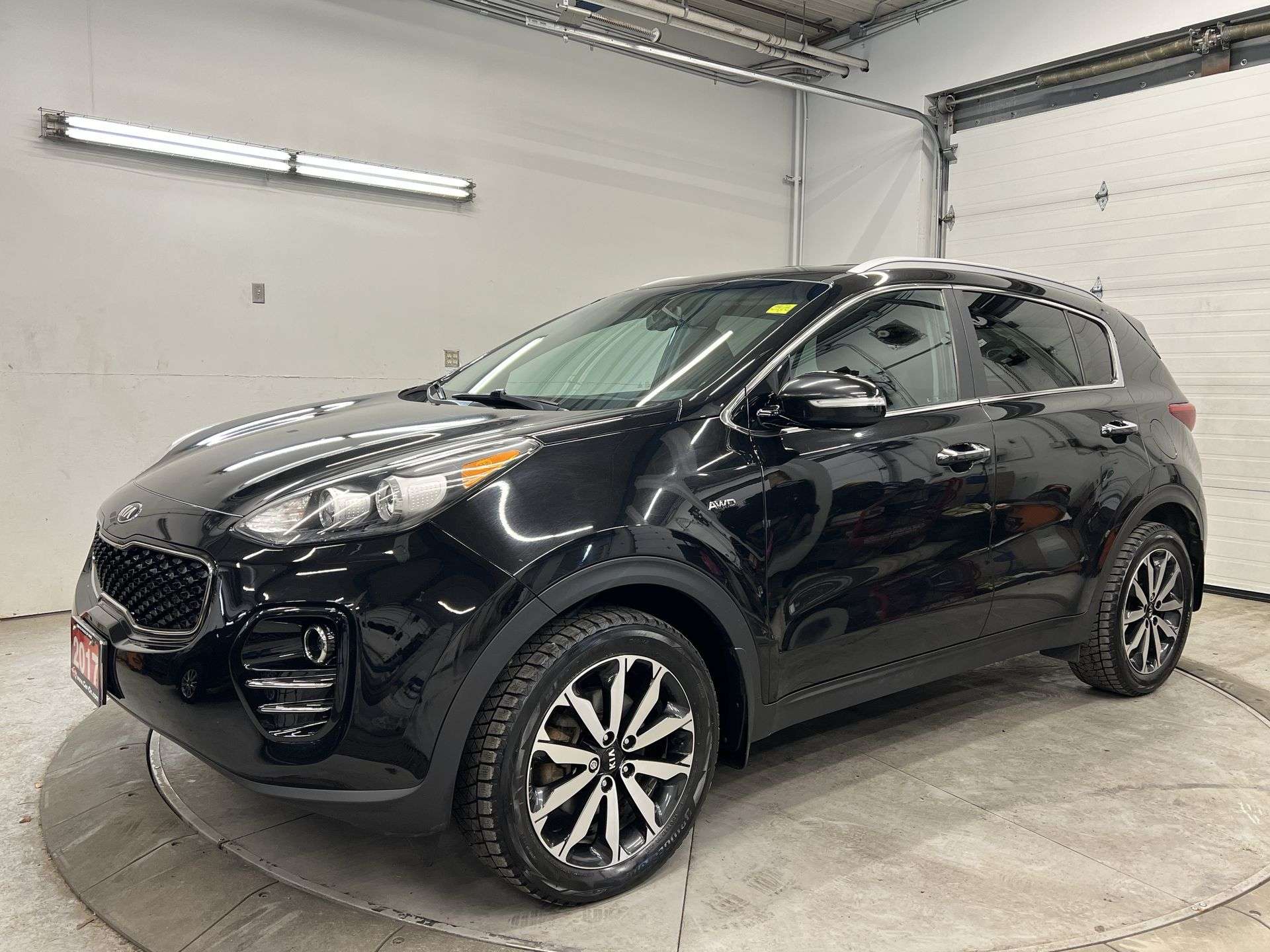 Black 2017 Kia Sportage SUV / Crossover All-Wheel Drive Automatic