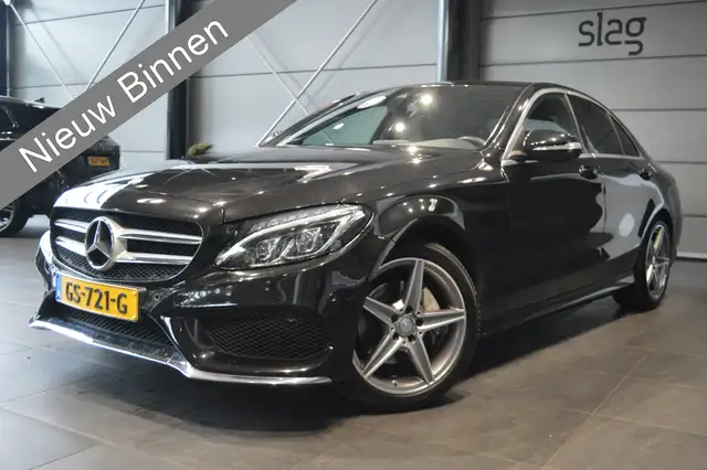 Mercedes-Benz C 180 AMG Pakket leer camera cruise trekhaak 18 inch !!
