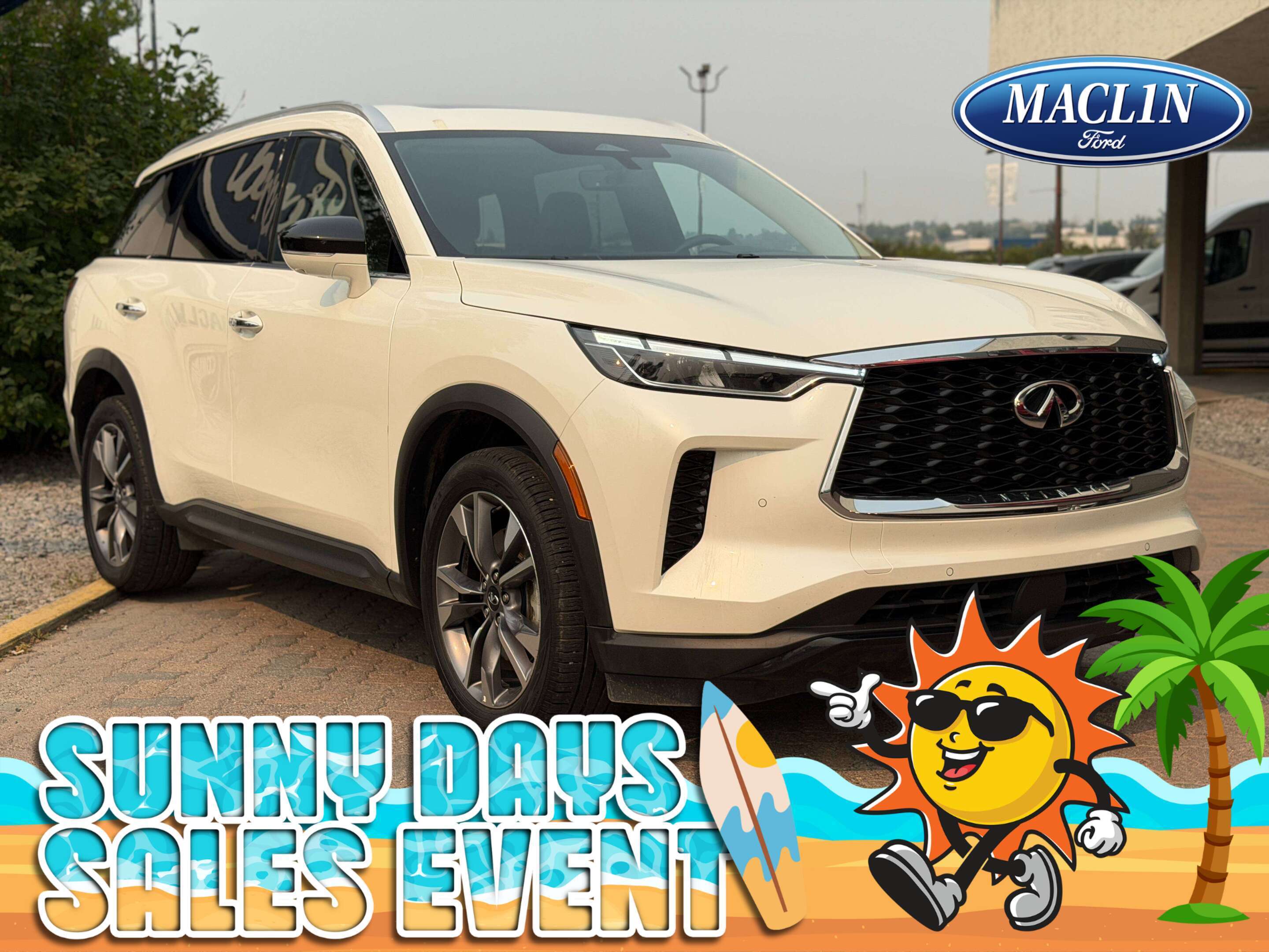 White 2024 INFINITI QX60 SUV / Crossover All-Wheel Drive Automatic
