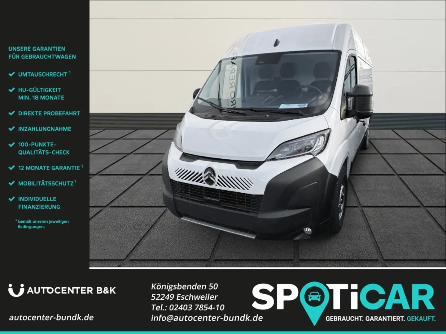Citroen Jumper Kasten 35 L3H2 BlueHDi 140 AT Navi LED Appl Weiß - 1