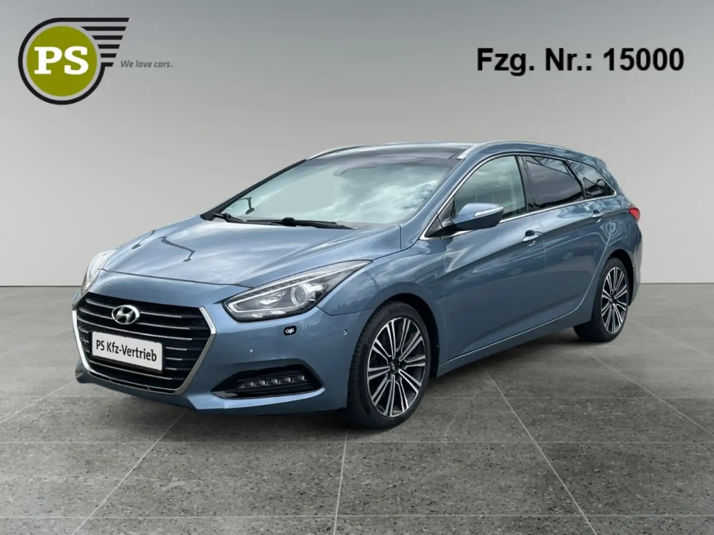 Hyundai i40 1.7 CRDi cw blue Premium El. Panodach Navi   Memor Blue - 1