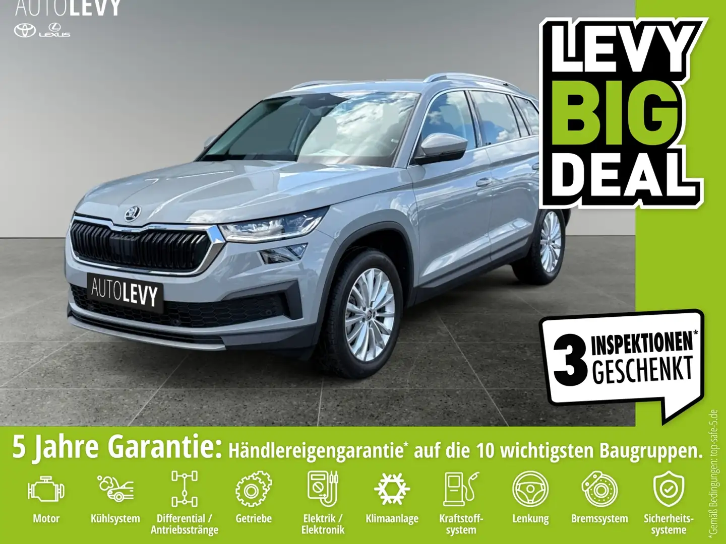 Skoda Kodiaq 1.5 TSI ACT Ambition +7-Sitze+Navi+PDC++++ Grey - 1