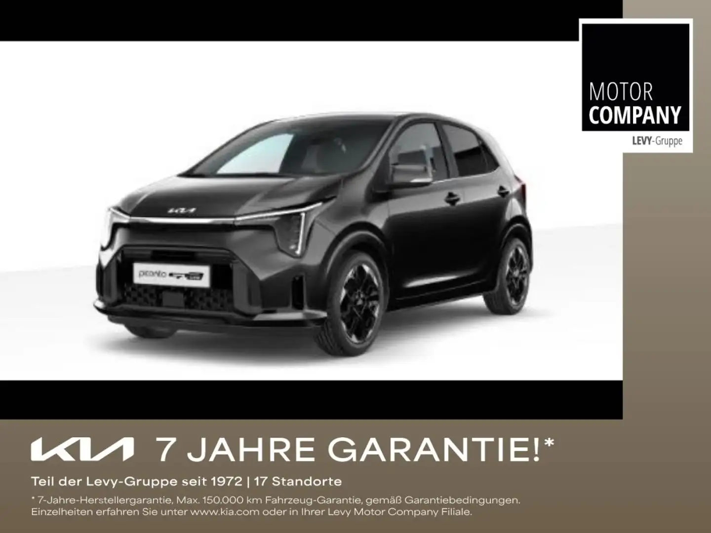 Kia Picanto 1.0 GT-Line +MY26+Automatik+Navi+R.Kam+PD Schwarz - 1