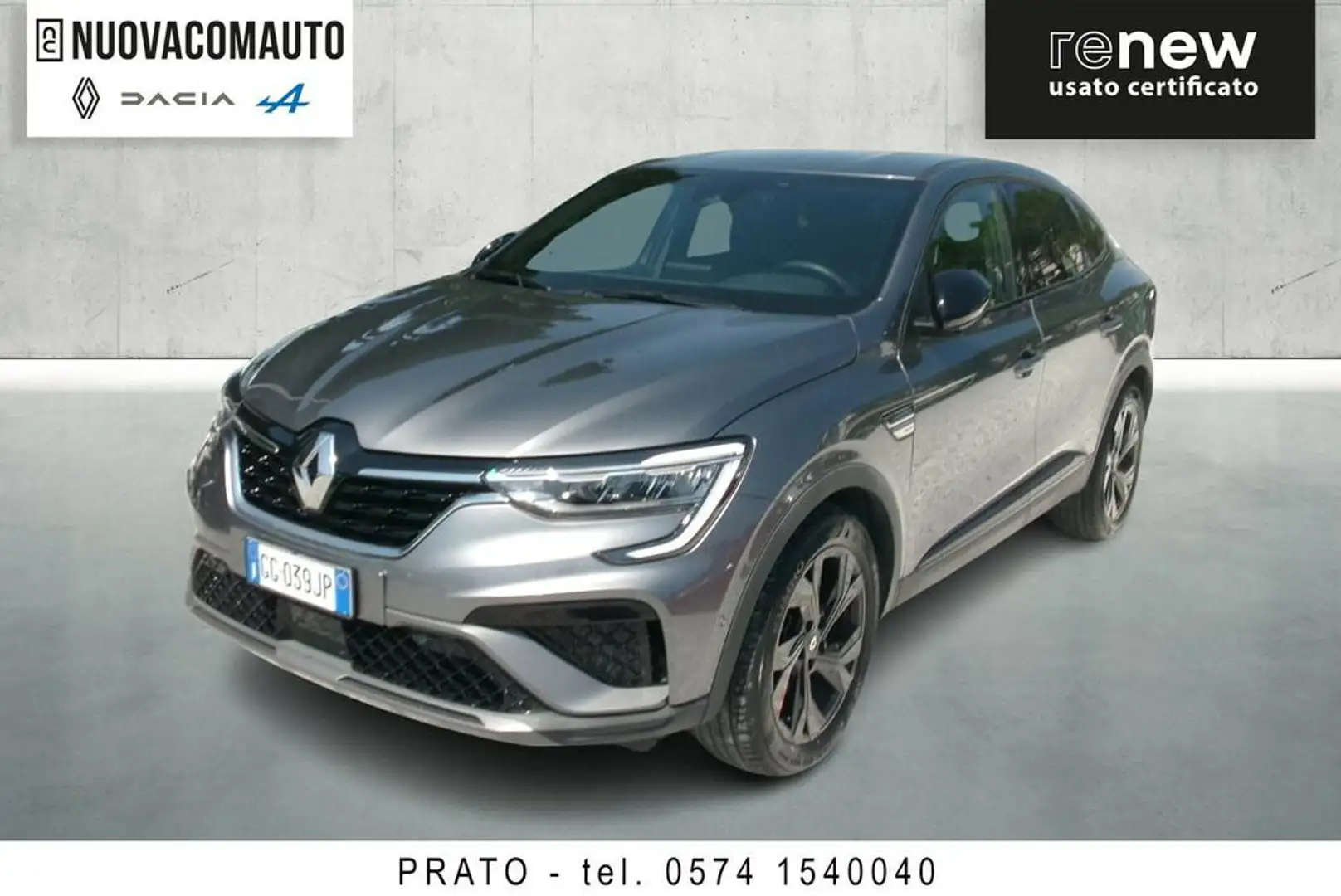 Renault Arkana 1.6 hybrid R.S. Line E-Tech 145cv Grigio - 1