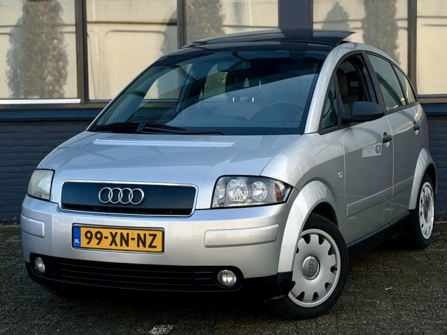 Audi A2 1.4-16V Ref |Panoramadak|Elek.ramen |Nieuwe APK |N Szary - 1