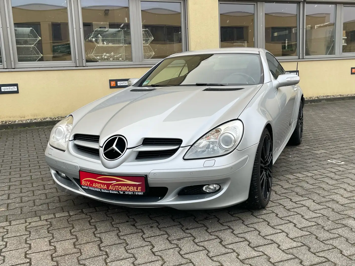 Mercedes-Benz SLK 350 V6 Roadster Automatik Leder Voll Top Gepflegt Top Gris - 1