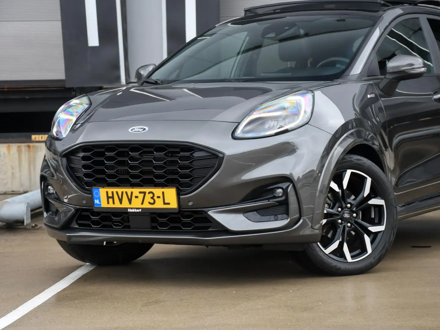 Ford Puma ST-Line X 1.0 EcoBoost Hybrid 155pk SCHUIF-DAK | B Grijs - 2
