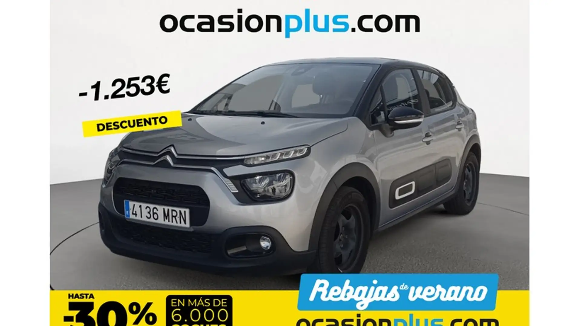 Citroen C3 1.2 PureTech S&S Plus 83 Argent - 1