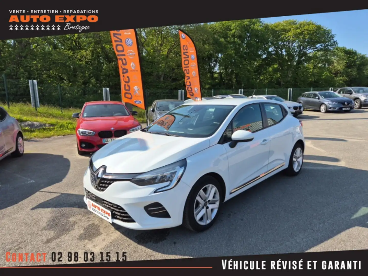 Renault Clio 1.0 TCE 100CH BUSINESS Blanc - 1