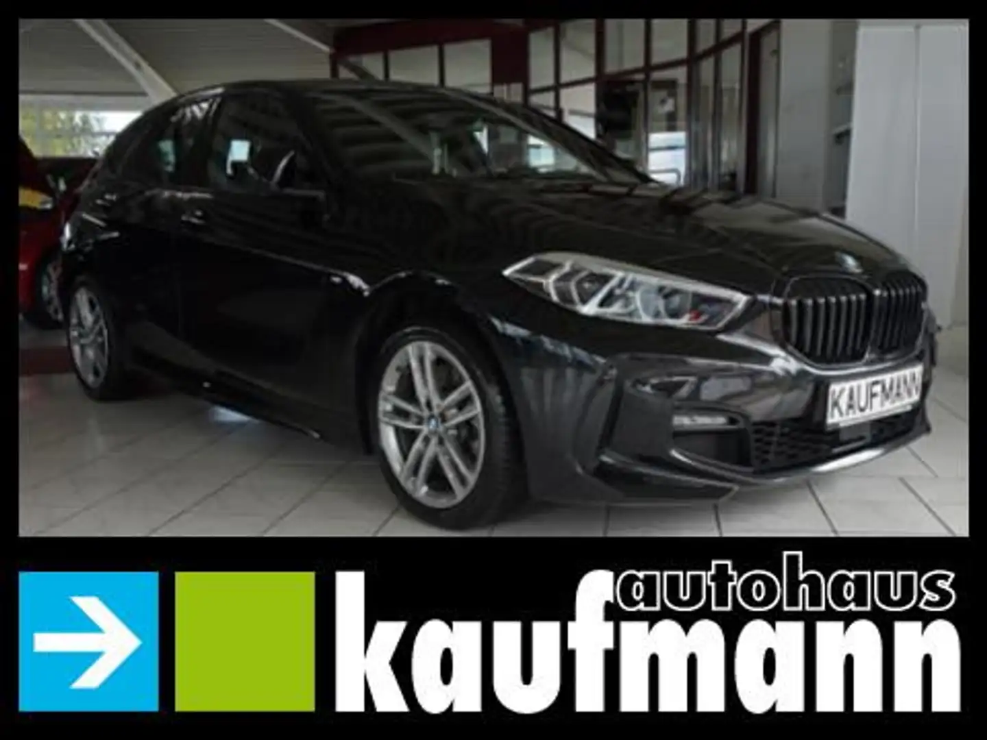 BMW 120 120D M-SPORT STEPTRONIC KAMERA AHK SHZ APP KESSY Schwarz - 1