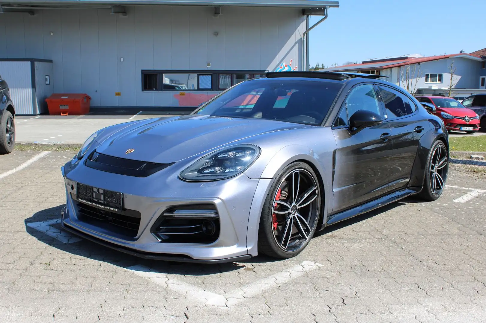 Porsche Panamera Turbo*TECHART UMBAU*FUßBALLERFAHRZEUG* Černá - 1