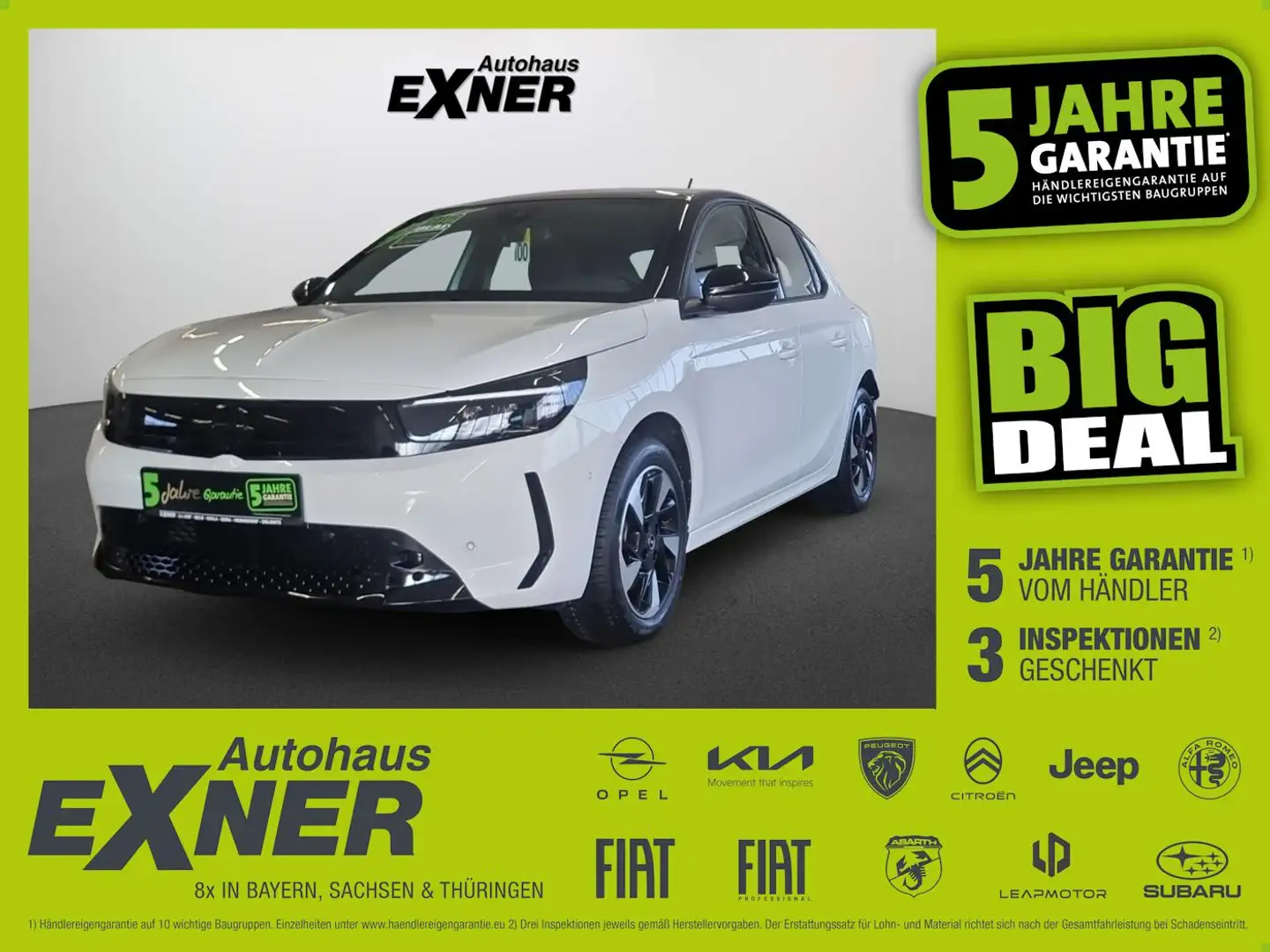 Opel Corsa-e (50 kWh) GS LED+SHZ+Winterp.+Kam.+KlimaA Weiß - 1