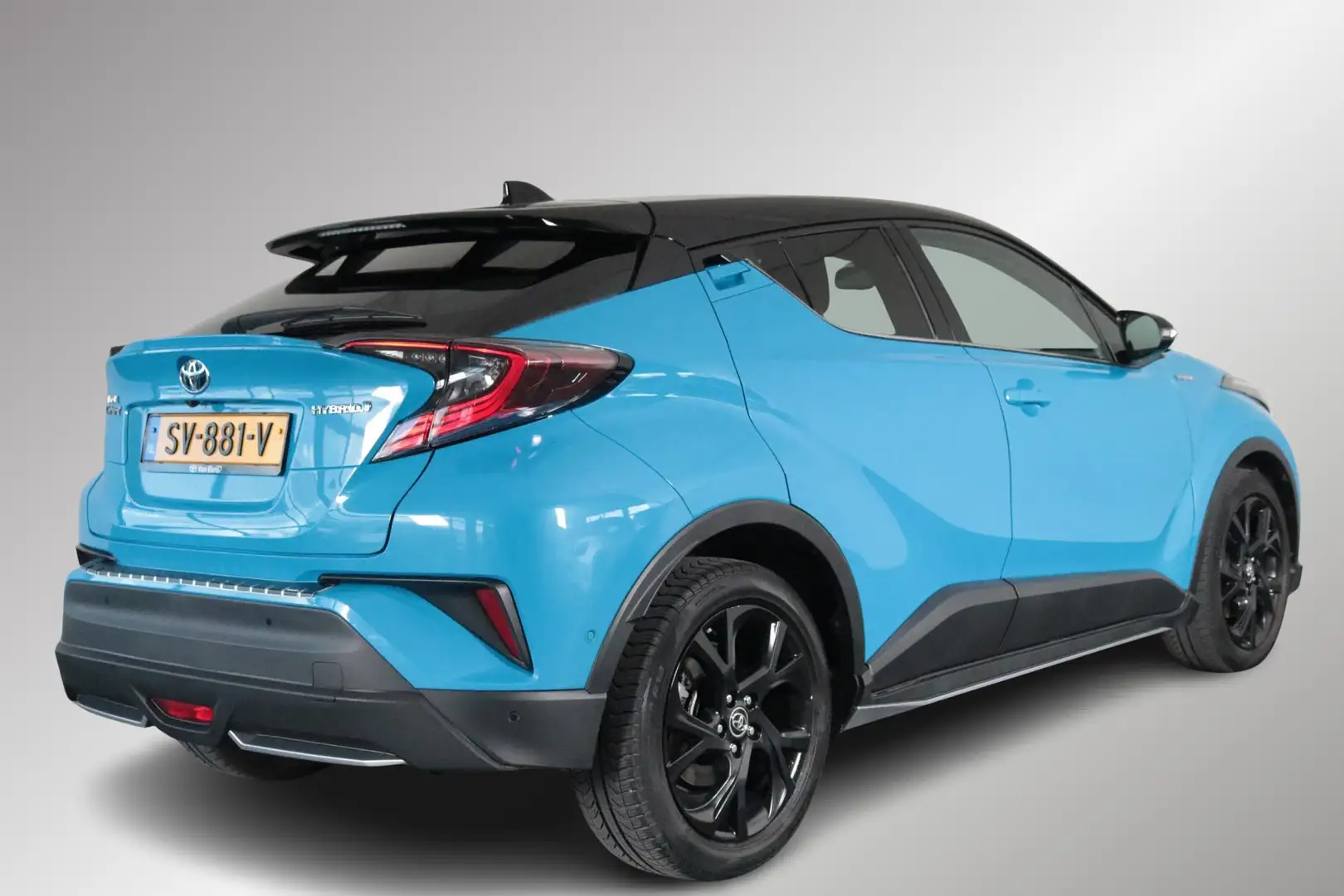 Toyota C-HR 1.8 Hybrid Style Bi-tone, stuur en stoel verwarmin Blauw - 2