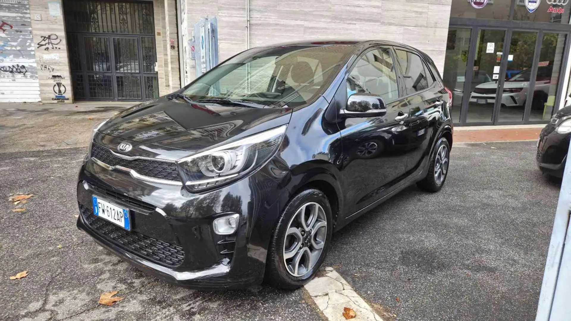 Kia Picanto 1.0 12V EcoGPL 5 porte Cool Nero - 1