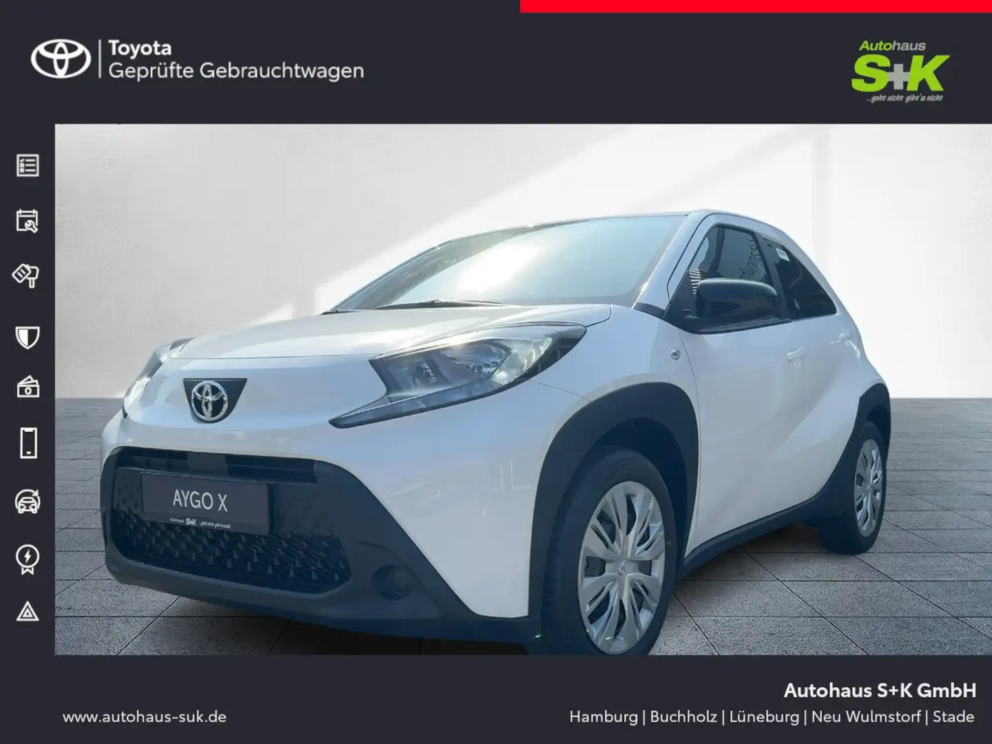 Toyota Aygo X 1,0-l-VVT-i+5-Türer+Business Edition+SHZ+ Weiß - 1