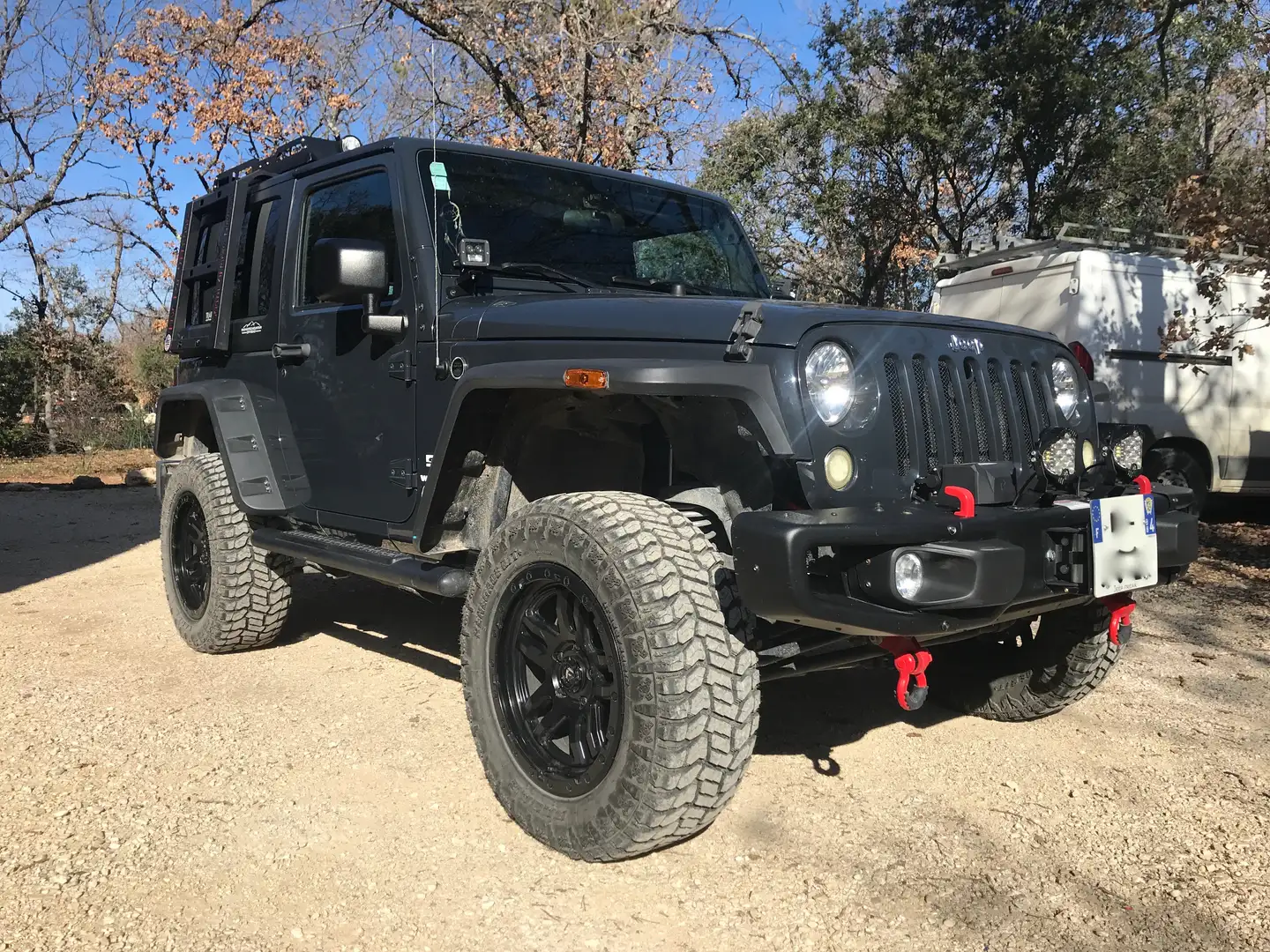 Jeep Wrangler V6 3.6 Pentastar Command Trac BVA Gris - 1