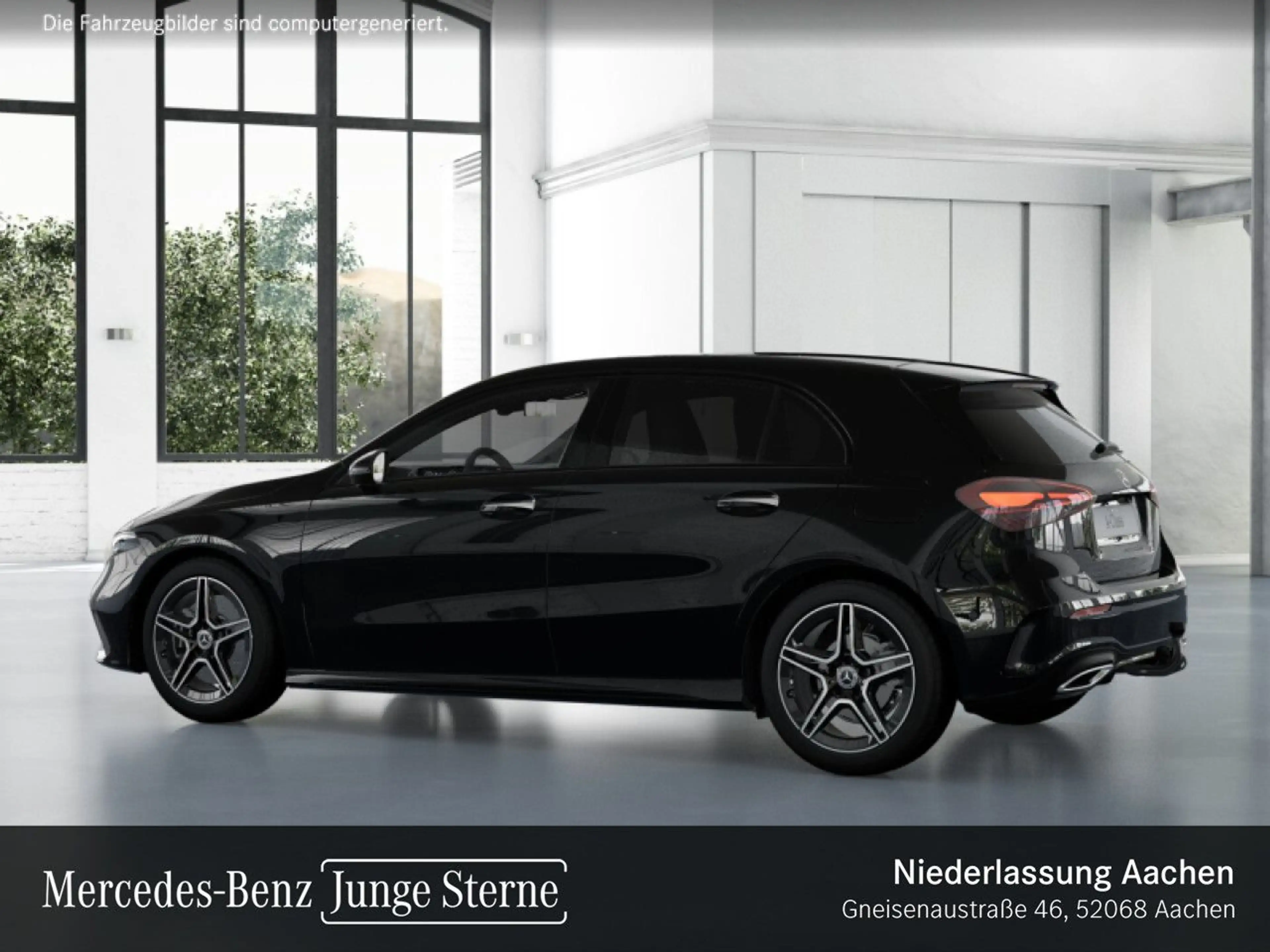 Mercedes-Benz A 220 d AMG+NIGHT+360°+AHK+MULTIBEAM+TOTW+KEYLESS — photo 14