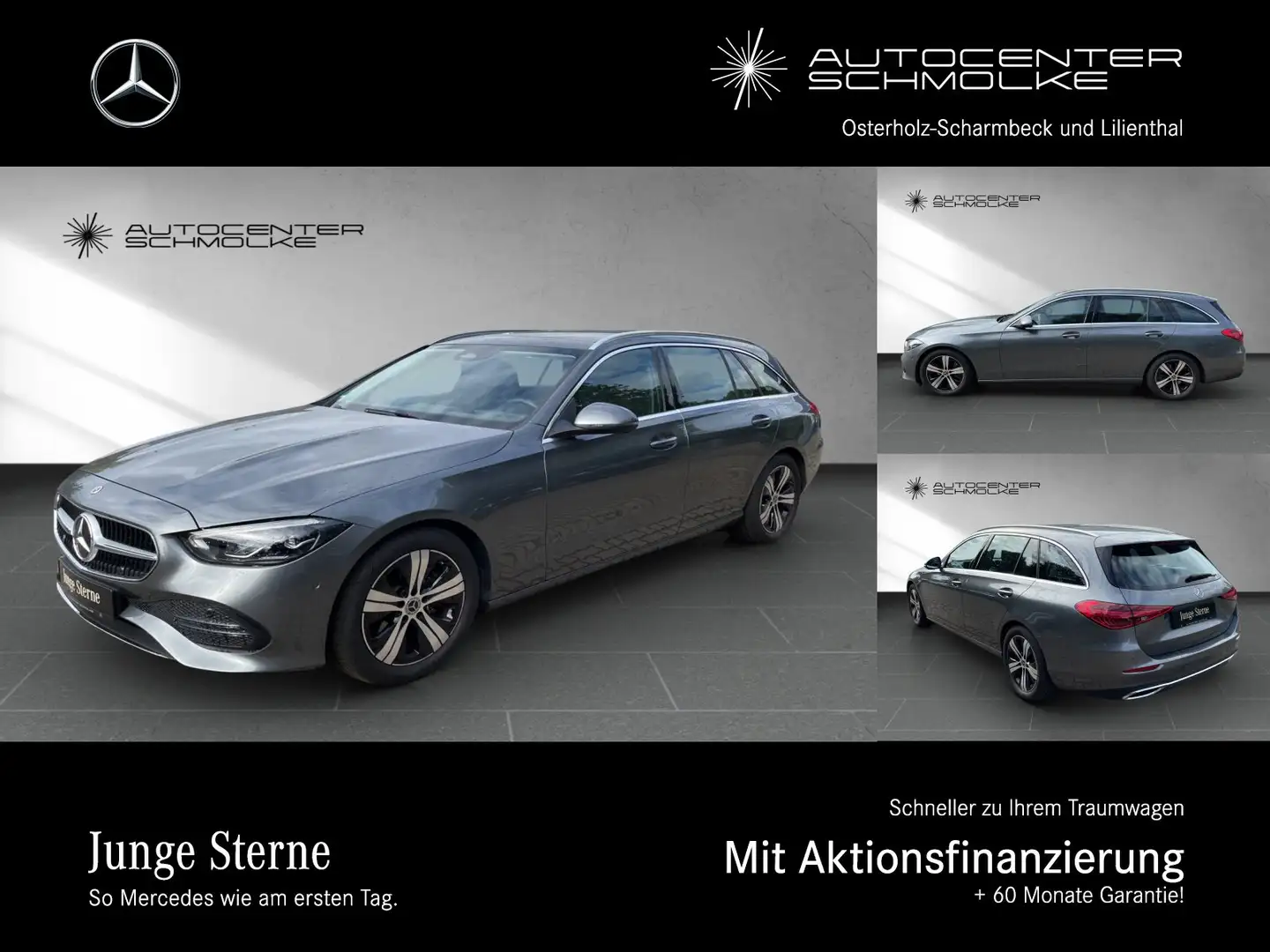 Mercedes-Benz C 180 C 180 T Advanced AHK*PANORAMA*MBUX*LENKRADHEIZ.* Grau - 1
