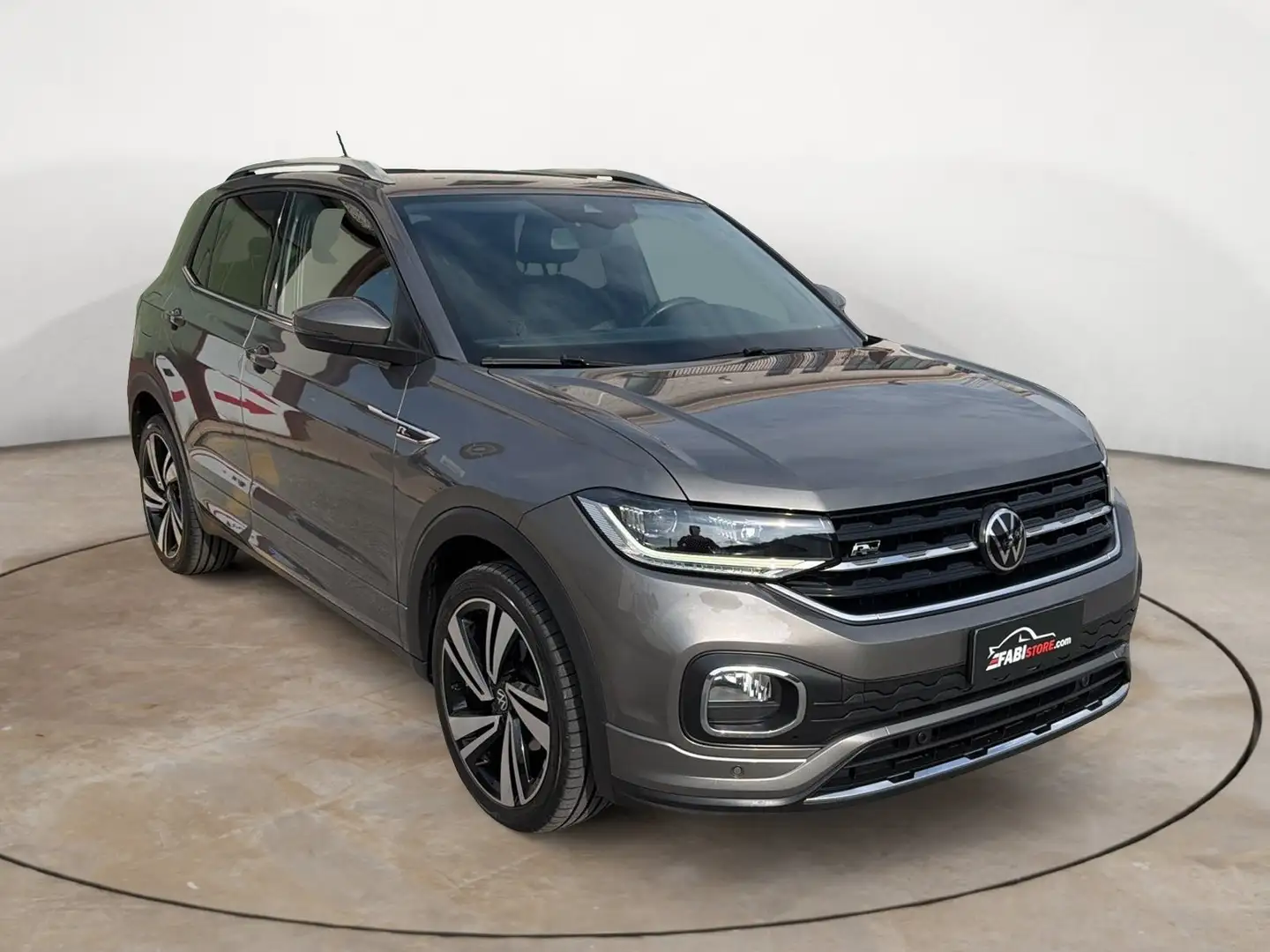 Volkswagen T-Cross 1.0 TSI 110 Cv R-LINE - LED, Cockpit, CarPlay, Ca Gris - 1