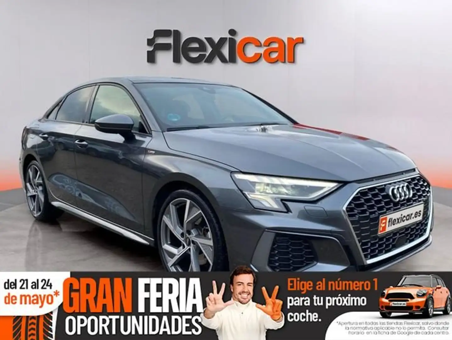 Audi A3 Sedán 35TDI S line Stronic Gris - 1