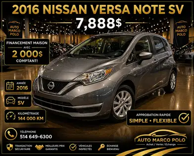 2017 Nissan Versa Note SV