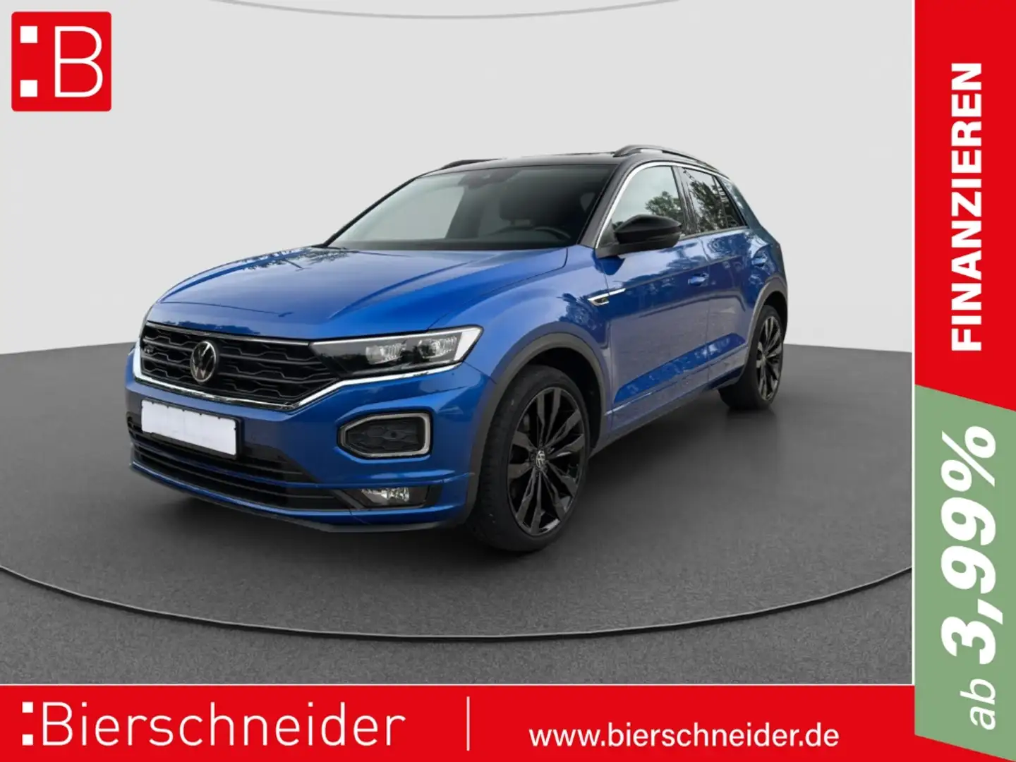 Volkswagen T-Roc 2.0 TSI DSG 4Mo. Sport PANO AHK REAR VIEW LED Blau - 1