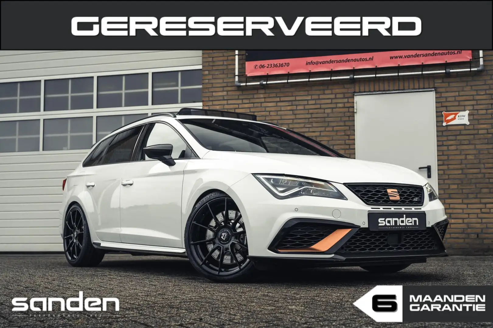 SEAT Leon ST 2.0 CUPRA R 4DRIVE CARBON|PANO|downpipe|Motec Blanc - 1