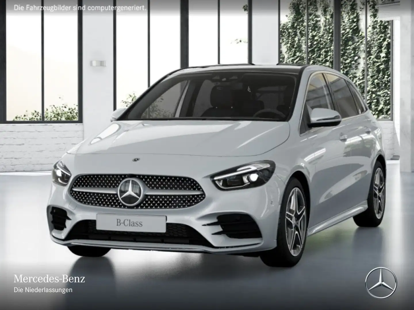 Mercedes-Benz B 250 4M AMG+PANO+360°+AHK+MULTIBEAM+HUD+KEYLESS Weiß - 2