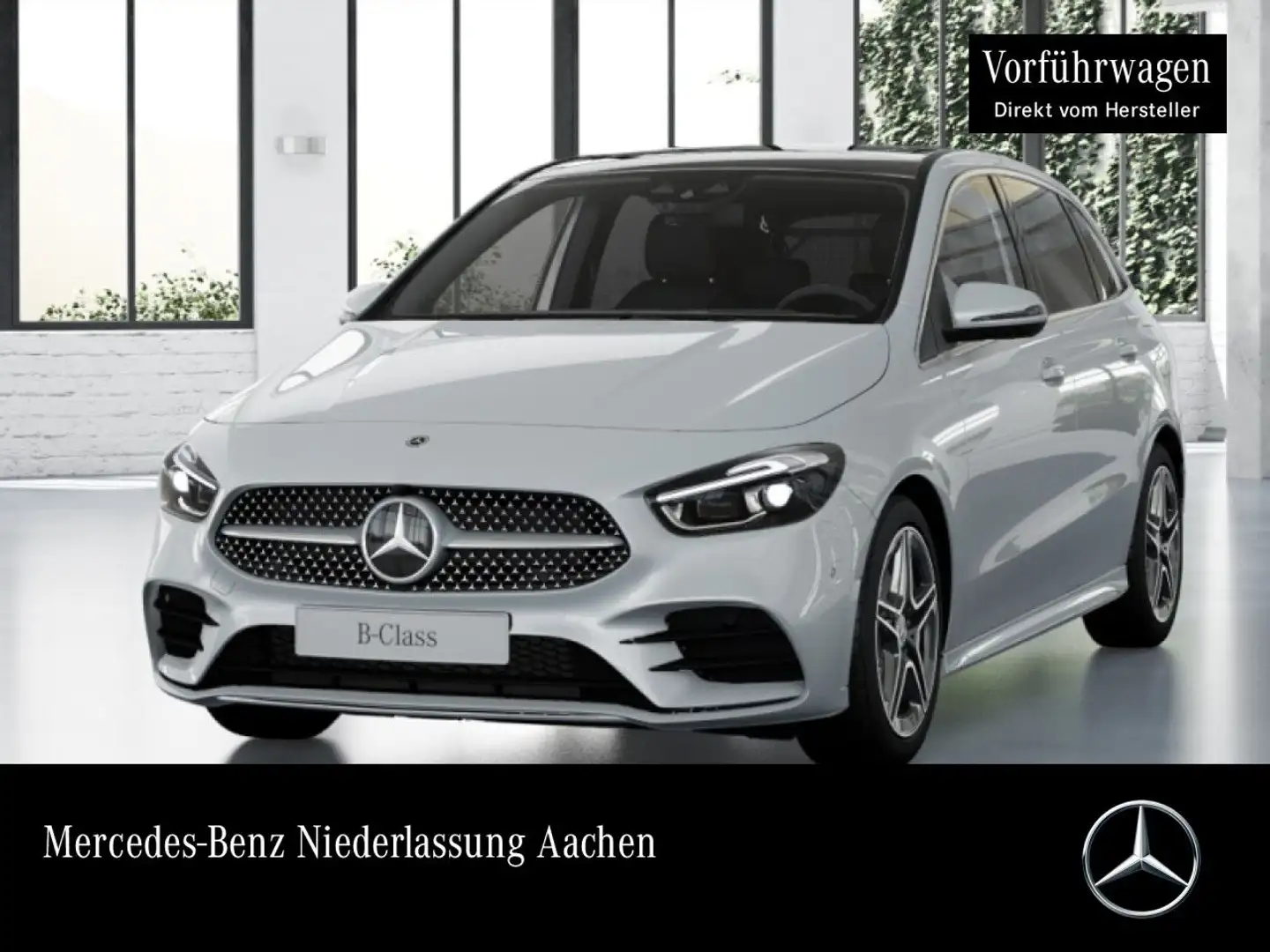 Mercedes-Benz B 250 4M AMG+PANO+360°+AHK+MULTIBEAM+HUD+KEYLESS Weiß - 1