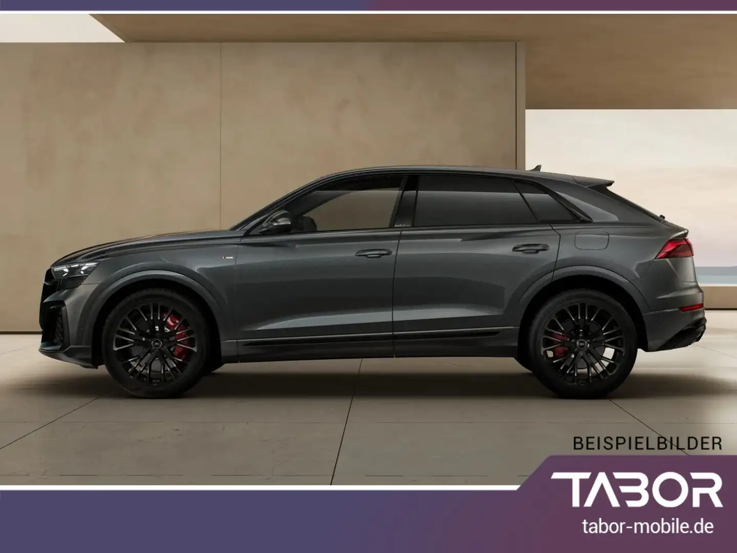 Audi Q8 55 TFSI e 2xS line 22Z Laser Tour Pano Stadt Grau - 2