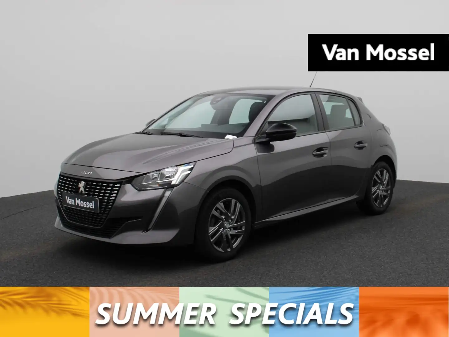 Peugeot 208 1.2 PureTech Active Pack | Navi | Airco | PDC | LM Gris - 1