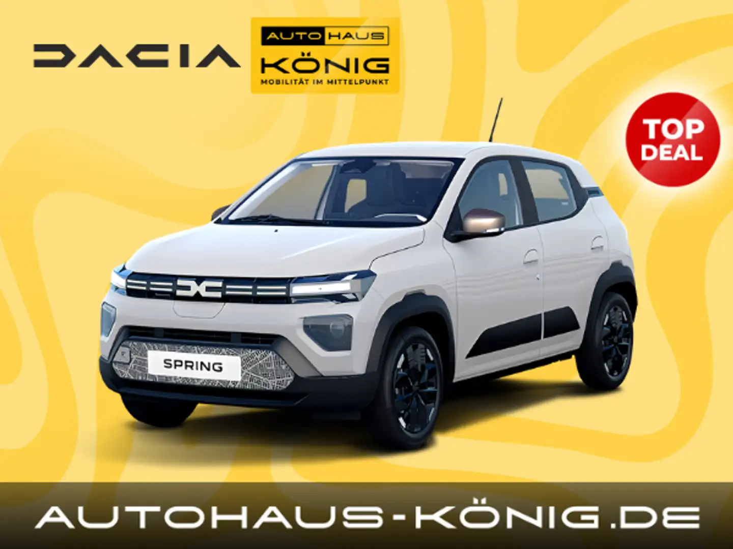 Dacia Spring Extreme | Hot Summer Deal 🔥 | Elektro | 7 Jahre H Weiß - 1