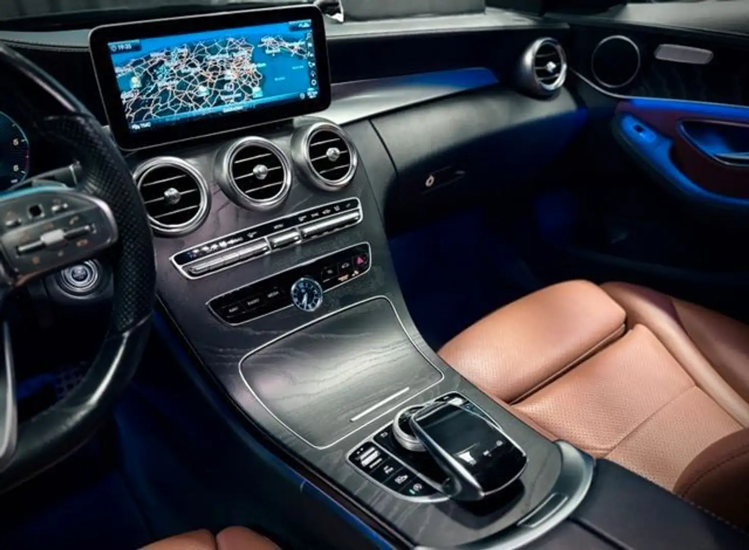 Mercedes-Benz C 220 Aut.*AMG-Line*Totw.*Ambiente*360G*LED*Comm Schwarz - 1